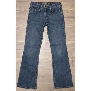 Eddie Bauer Womens Jeans Boot Cut Size‎ 2R Blue Jeans Flare